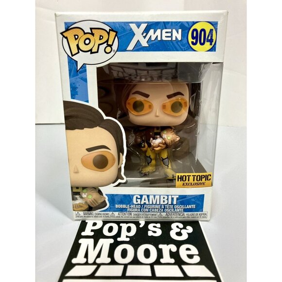 Funko Pop! X-Men: Gambit 904 Exclusive Vinyl Figure Pre-owned - Picture 2 of 10